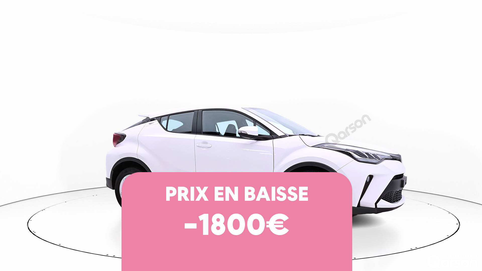 Vue angle 300 degrés C-HR