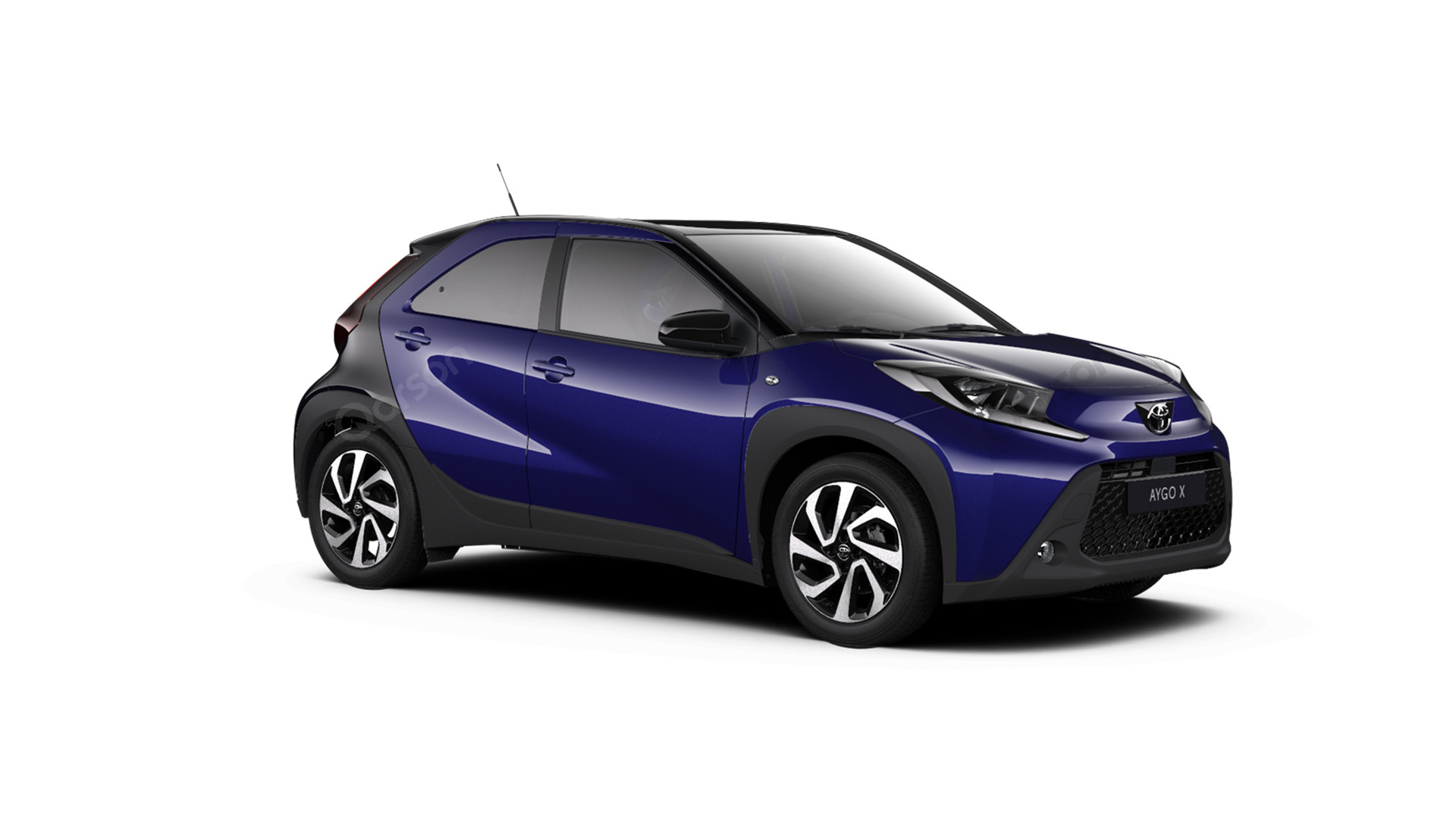 Vue angle 290 degrés Aygo X