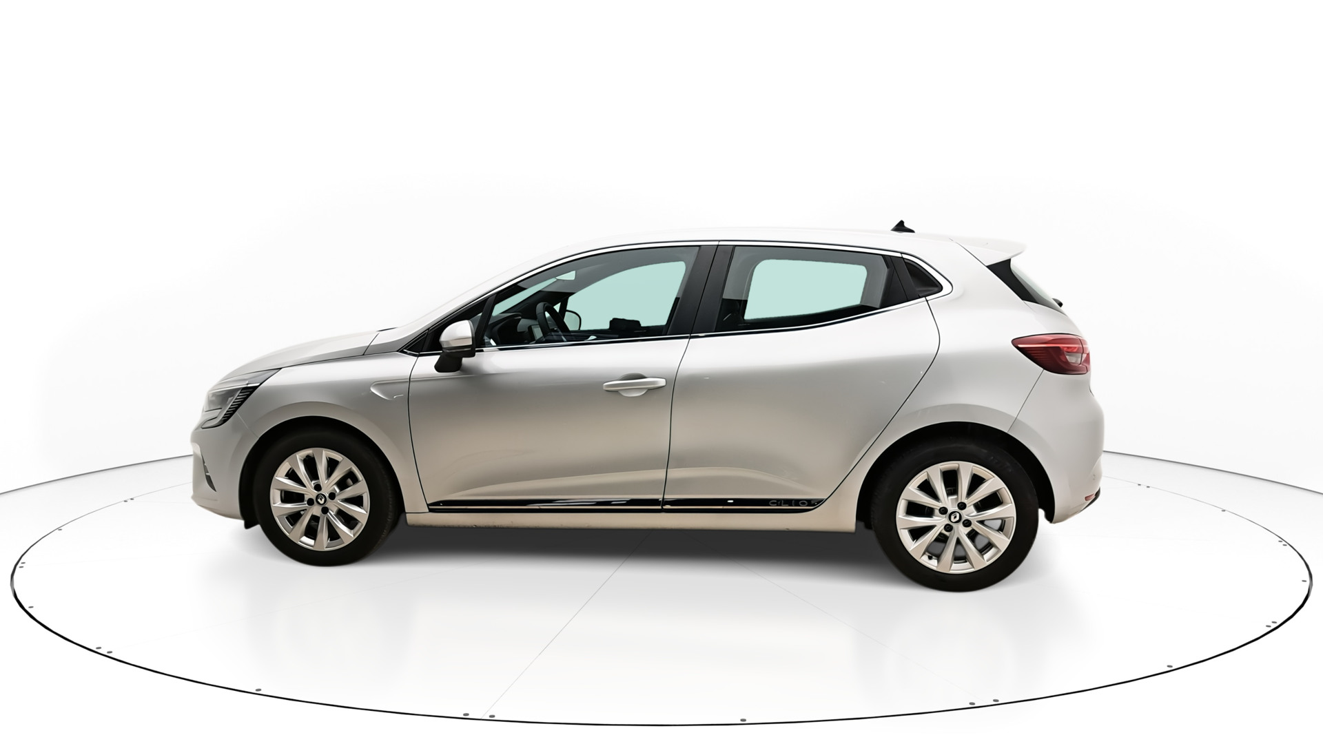 Vue du profil gauche Clio 5P