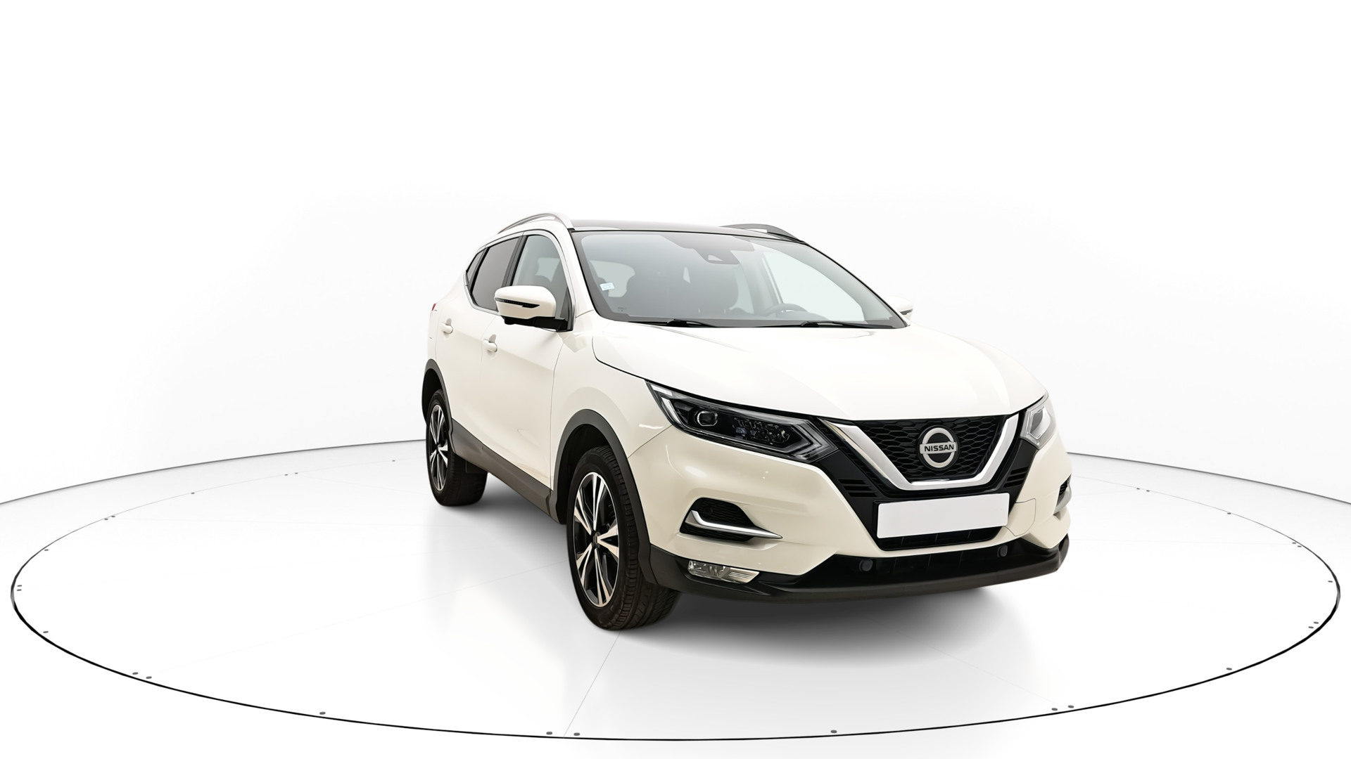 Vue angle 340 degrés Qashqai