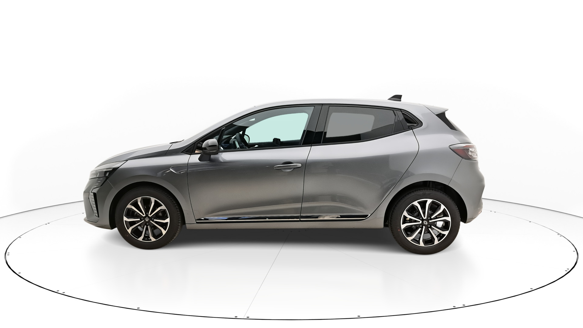 Vue du profil gauche Clio 5P
