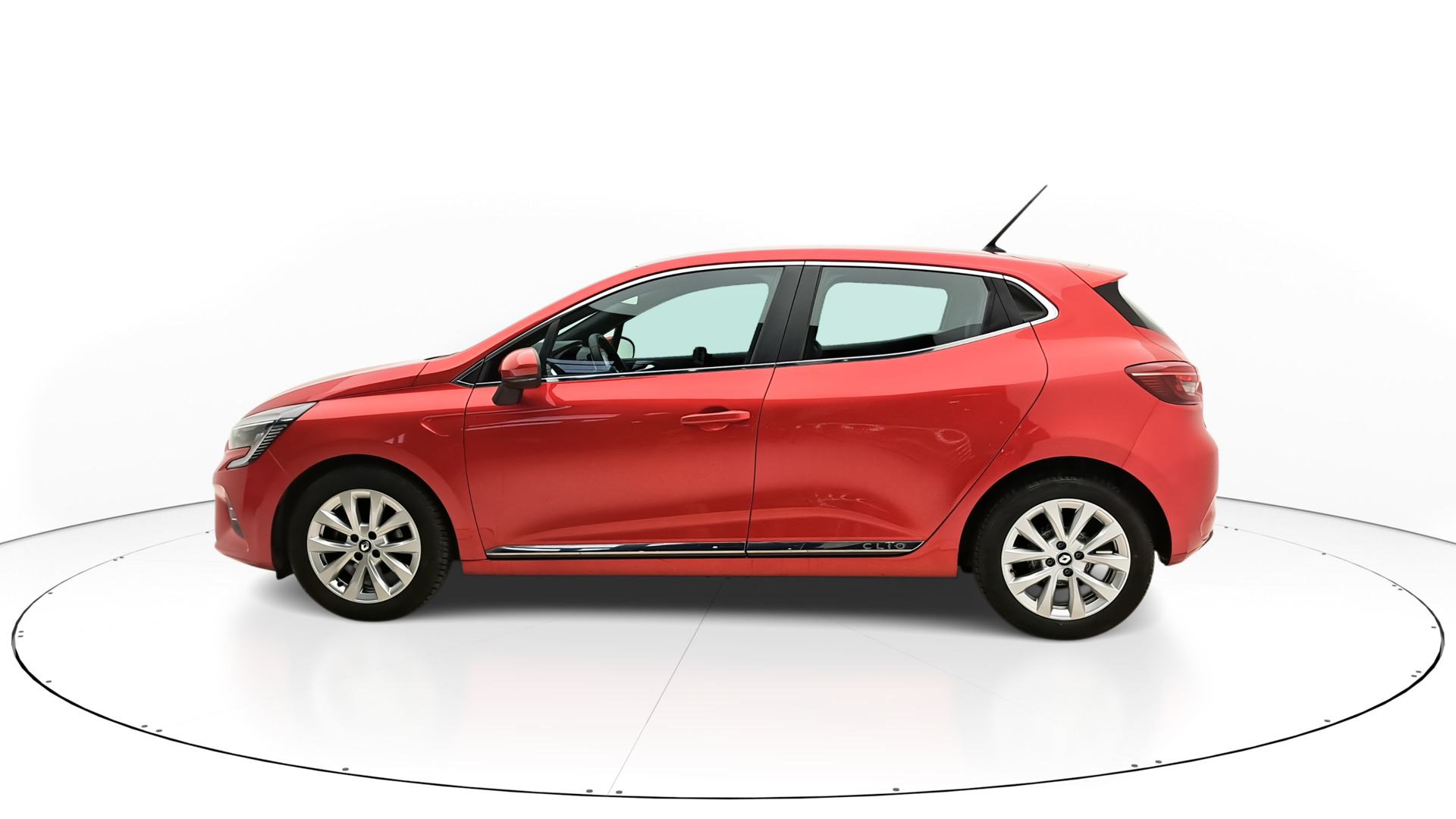 Vue du profil gauche Clio 5P